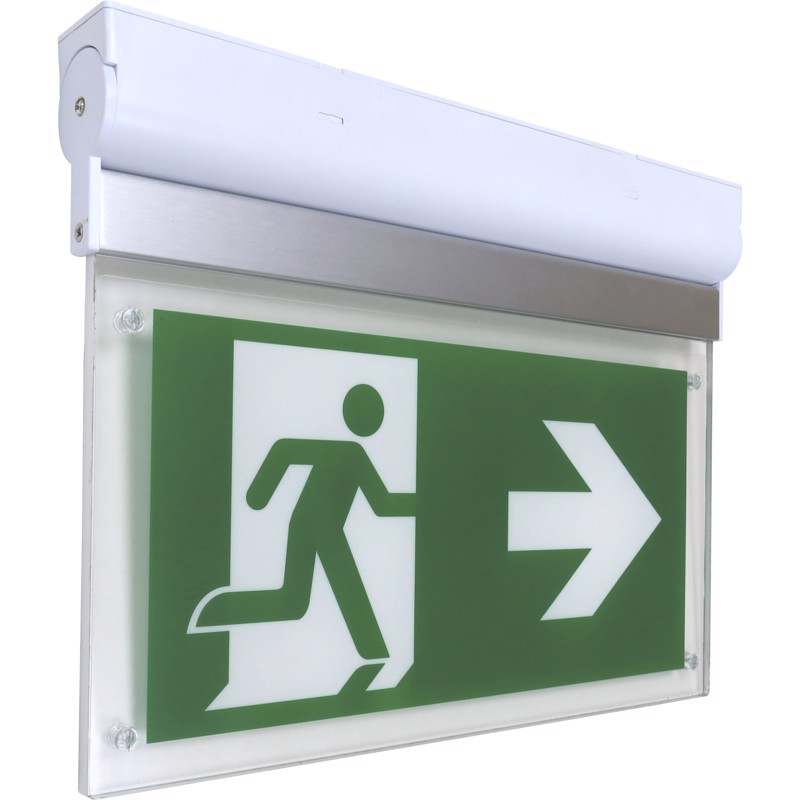 ECOtech Exit skilt, topmonteret